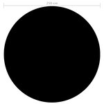 vidaXL Couverture de piscine Noir 250 cm PE
