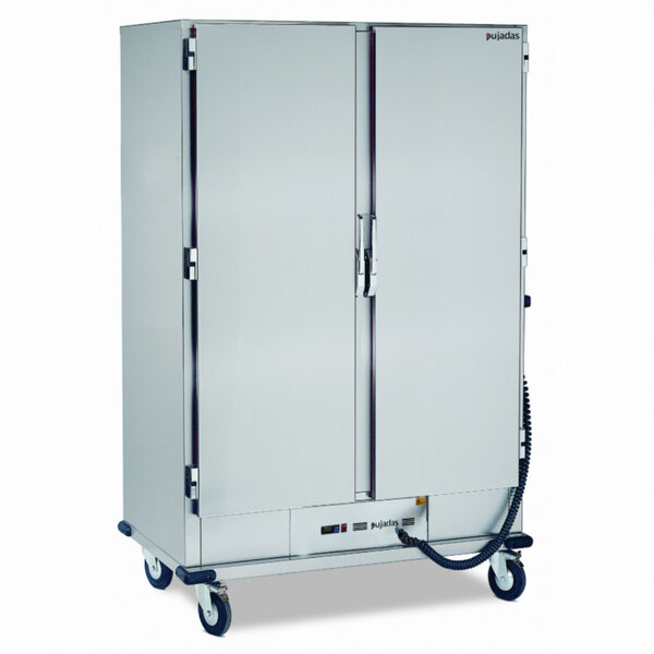 Armoire chauffante maintien température double 40 gn 2/1 ou 80 gn 1/1 - pujadas -  - acier inoxydable x810x1740mm