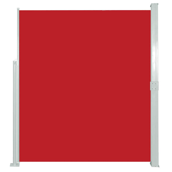 vidaXL Auvent latéral rétractable de patio 170x300 cm Rouge