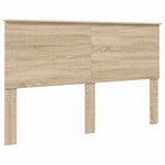 vidaXL Cadre de lit Chêne Sonoma 160 x 200 cm Bois Ingénierie