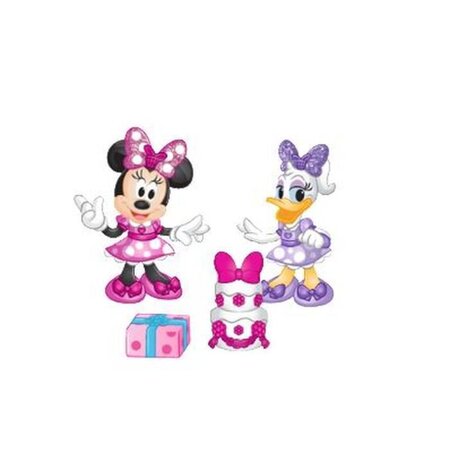 Minnie, 2 figurines articulées 7,5 cm avec accessoires, Theme