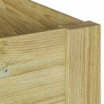 vidaXL Garage pour robot tondeuse Marron 73 x 67 x 56 cm Pin imprégné