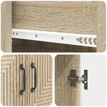 vidaXL Ensemble de Meubles 2 Pièces Chêne Sonoma 66 x 34 5 x 90 cm