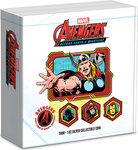 Pièce de monnaie en argent 2 dollars g 31.1 (1 oz) millésime 2023 marvel avengers thor