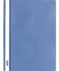 Lot de 10 chemise à lamelle format A4 Polypro Bleu HERLITZ