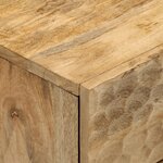 vidaXL Table de chevet 50x33x60 cm bois de manguier massif