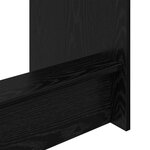 vidaXL Bureau de lit Chêne noir Bois d'ingénierie 100 x 45 x 75 cm