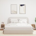 vidaXL Meubles TV muraux lumières LED 2 Pièces chêne sonoma 30x28 5x30 cm