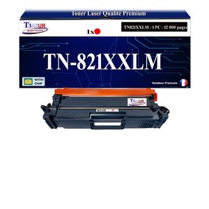T3AZUR- Toner compatible avec Brother TN 821 XXL pour Brother HL-L9430CDN  HL-L9470CDN  MFC-L9630CDN  MFC-L9670CDN Magenta