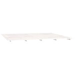 vidaXL Cadre de lit sans matelas blanc 200x200 cm bois massif de pin