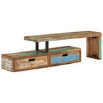 vidaXL Meuble TV Bois de récupération massif