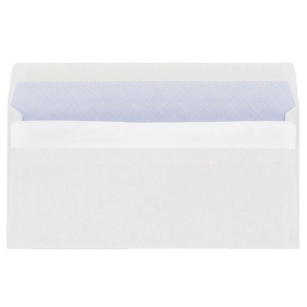 Enveloppe budget blanche -110 x 220 mm - sans fenêtre blanche - boîte de 500 - la couronne