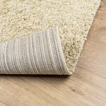 vidaXL Tapis shaggy PAMPLONA poils longs moderne doré 80x150 cm