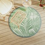 vidaXL Tapis d'extérieur ARAKIL vert Ø120 cm PP