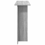 vidaXL Table console Sonoma gris 100 x 30 x 75 cm Bois d'ingénierie