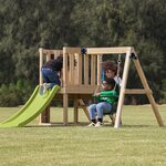 Mini Aire de jeux - Toboggan vert citron - Timo