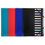 Trieur Polypropylène 3 Rabats 12 Compartiments Opak - Couleurs Assorties - X 10 - Exacompta