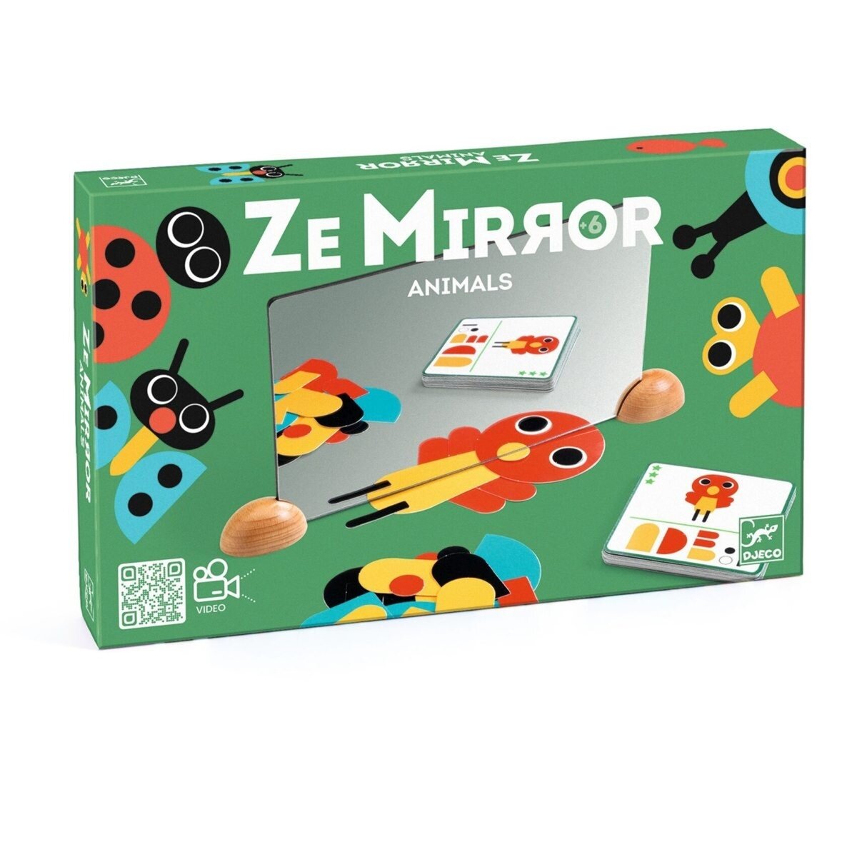 Djeco DJ06483 - Jeu Ze Mirror Animals - La Poste Pro