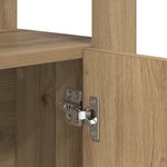 vidaXL Buffet chêne artisanal 30 x 80 x 119.5 cm Bois d'ingénierie