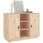 vidaXL Buffet 100x40x75 cm Bois massif de pin