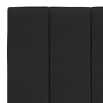 vidaXL Cadre de lit avec lumières LED noir 140x200 cm velours