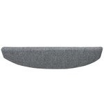 vidaXL Tapis d'escalier auto-adhésifs 15 Pièces Gris clair