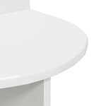 vidaXL Table de chevet 2 Pièces Blanc 40 x 35 5 x 45 5 cm