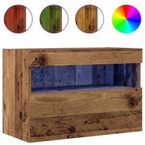 vidaXL Meuble TV mural Bois ancien 60 x 30 x 40 cm Bois d'ingénierie