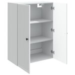 vidaXL Armoire Murale Blanc 66 x 34 5 x 90 cm Bois d'ingénierie