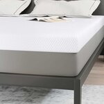 vidaXL Coussins de Matelas Blanc 200 x 200 cm