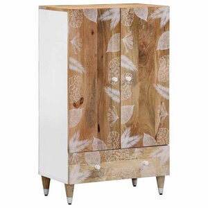 vidaXL Buffet 60x33 5x100 cm bois de manguier massif