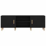 vidaXL Meuble TV Chêne noir 150 x 30 x 50 cm Bois d'ingénierie