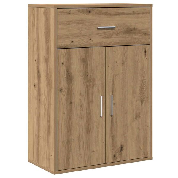 vidaXL Buffet Chêne artisanal 60 x 30 x 84 cm Bois d'ingénierie