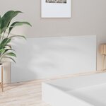 vidaXL Tête de lit Blanc 200x1 5x80 cm Bois d'ingénierie