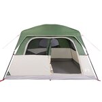 vidaXL Tente de cabine familiale 6 personnes vert imperméable