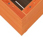 vidaXL Jardinière cire marron 50x50x72 5 cm bois de pin massif