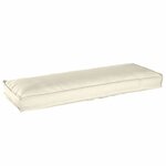 vidaXL Set de coussins de palette 2 Pièces Crème 120 x 40 x 8 cm