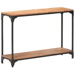 vidaXL Table console 110x30x75 cm Bois solide d'acacia