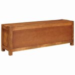 vidaXL Meuble TV Marron 110 x 30 x 40 cm bois de manguier massif