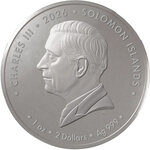 Monnaie NIKI LAUDA Motorsport Legends 1 Oz Argent 2$ Solomon Islands 2026 (PRÉCOMMANDE)