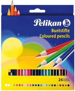 Etui de 24 Crayons de couleur Standard BS24LN Assortis PELIKAN