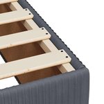 vidaXL Cadre de lit sans matelas gris foncé 180x200 cm velours