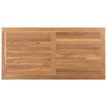 vidaXL Table basse Marron 110 x 55 x 45 cm Bois de teck solide