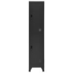 vidaXL Armoire à casiers Anthracite 38x45x180 cm Acier