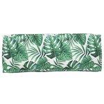 vidaXL Ensemble de coussins pour palette en 3 pièces avec motif de feuilles en tissu Oxford