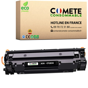 83A - 1 toner compatible HP 83A CF283A Noir - COMETE