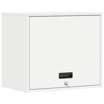 vidaXL Armoire murale pour garage Blanc 60 x 40 x 53 cm