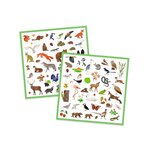 Djeco DJ09285 - Tattoos : Le monde des animaux