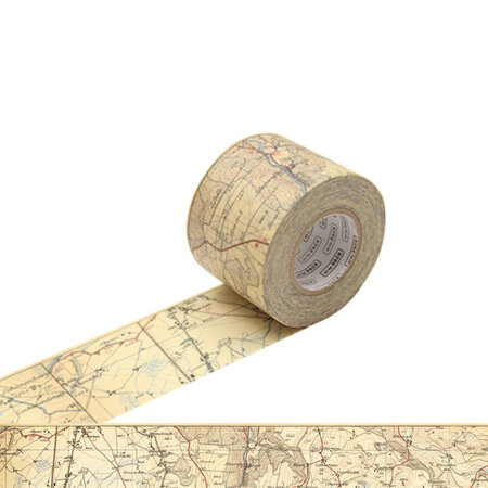 Masking Tape MT 4 5 cm PACK carte routière - vintage map