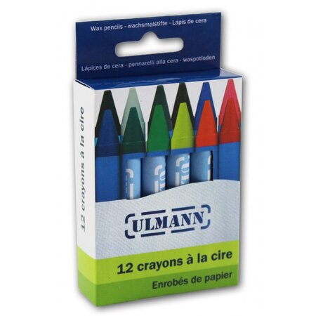 12 crayons la cire - ulmann
